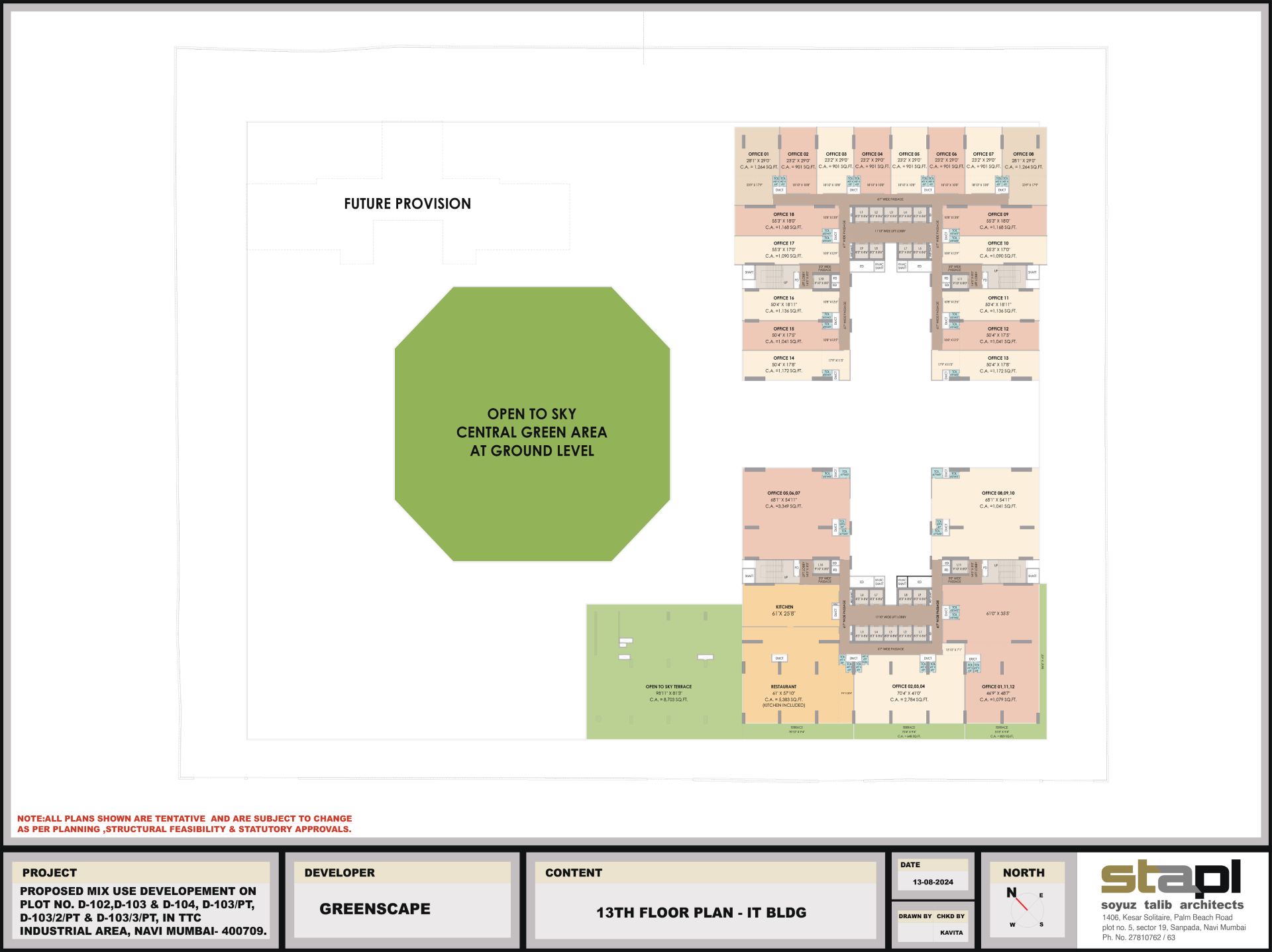 13TH FLOOR PLAN