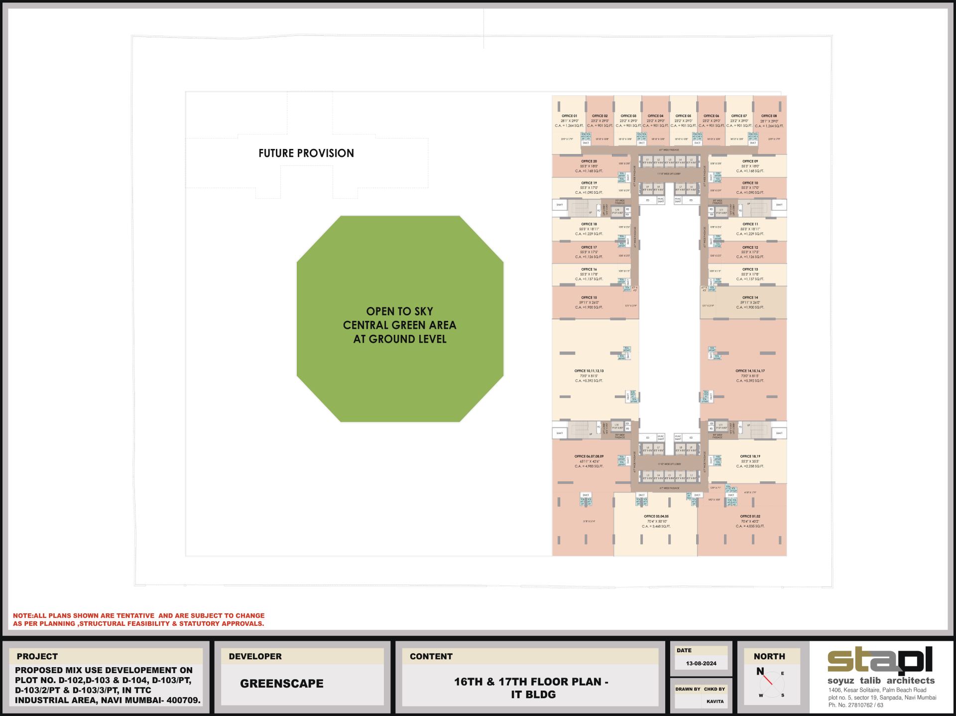16TH & 17TH FLOOR PLAN