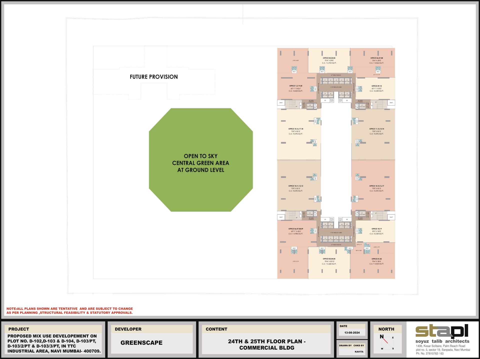 24TH & 25TH FLOOR PLAN(COMMERCIAL)