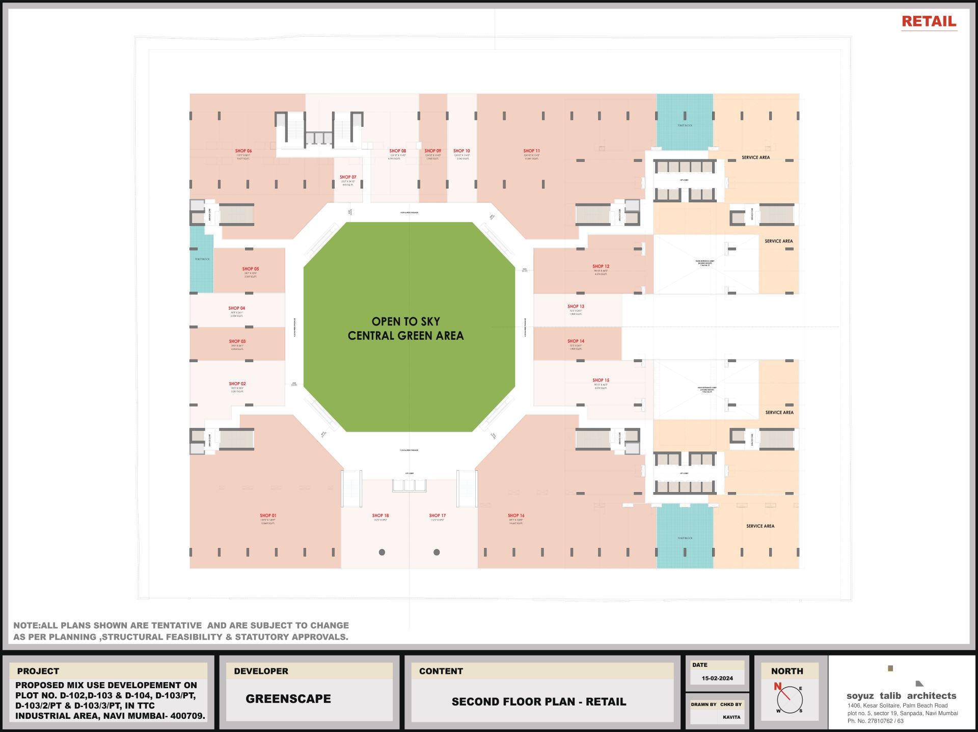 SECOND FLOOR PLAN